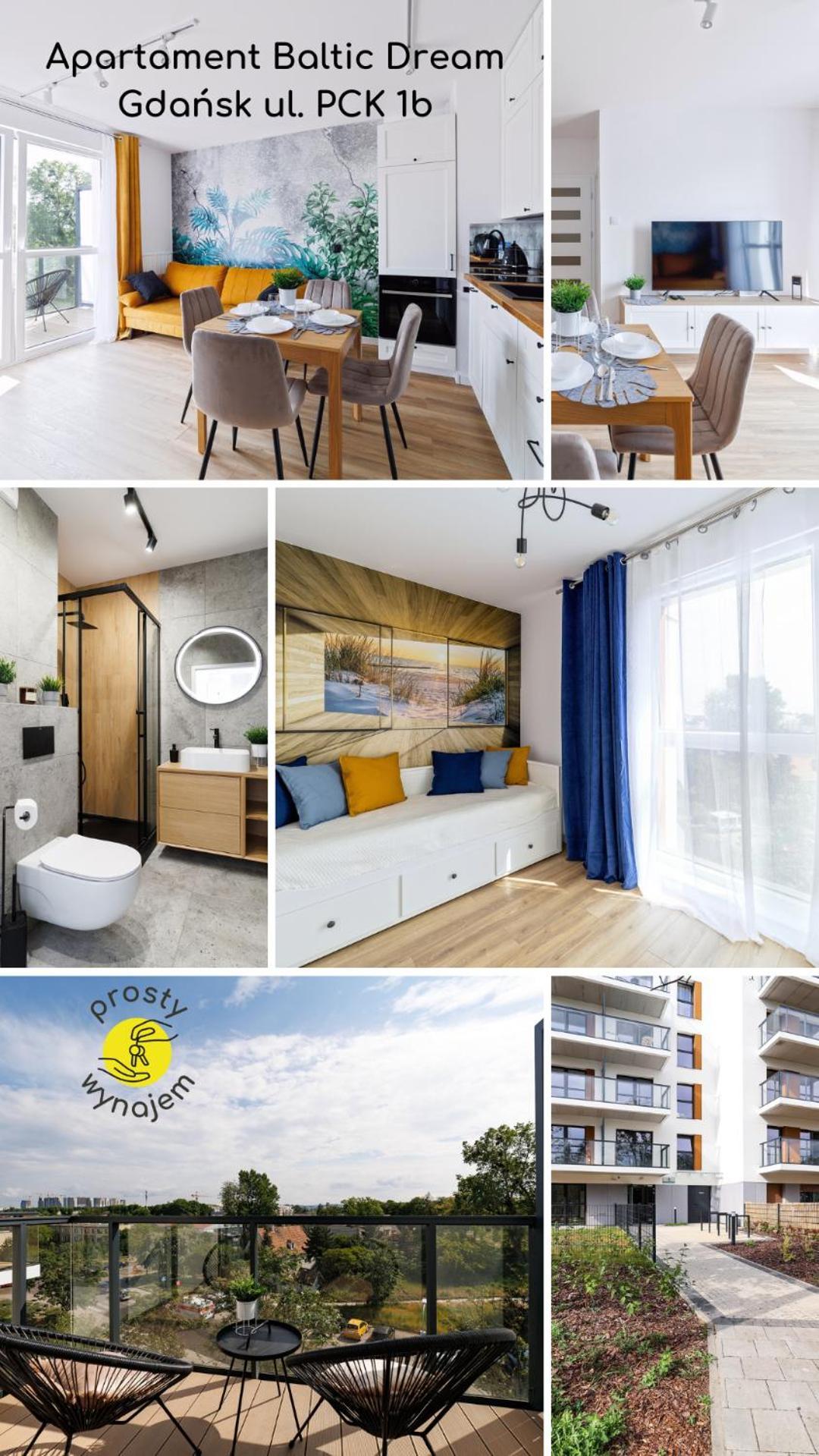 Apartament Baltic Dream Prostywynajem Gdansk Brzezno Bagian luar foto